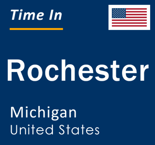 Current local time in Rochester, Michigan, United States