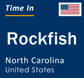 Current local time in Rockfish, North Carolina, United States