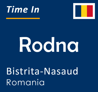 Current time in Rodna, Bistrita-Nasaud, Romania