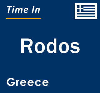 Current local time in Rodos, Greece