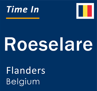 Current local time in Roeselare, Flanders, Belgium