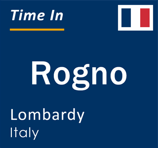 Current local time in Rogno, Lombardy, Italy