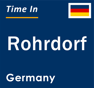 Current local time in Rohrdorf, Germany