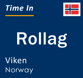 Current local time in Rollag, Viken, Norway