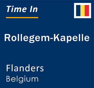 Current local time in Rollegem-Kapelle, Flanders, Belgium