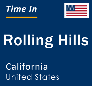 Current local time in Rolling Hills, California, United States