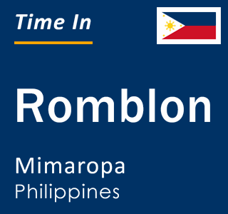Current local time in Romblon, Mimaropa, Philippines