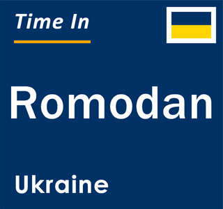 Current local time in Romodan, Ukraine