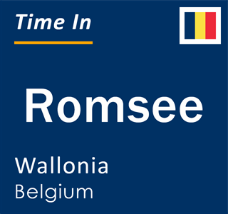 Current local time in Romsee, Wallonia, Belgium