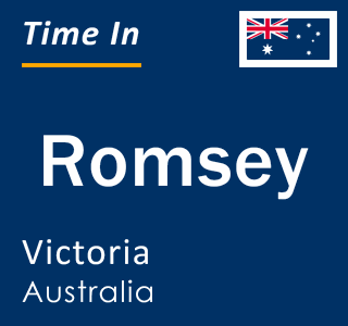 Current local time in Romsey, Victoria, Australia