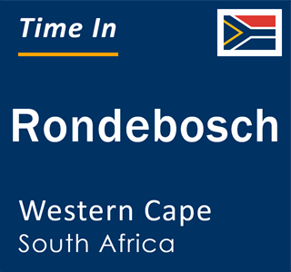 Current local time in Rondebosch, Western Cape, South Africa