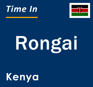 Current local time in Rongai, Kenya