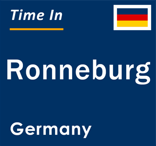 Current local time in Ronneburg, Germany