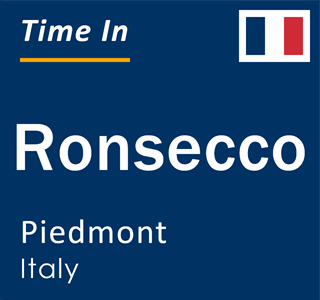 Current local time in Ronsecco, Piedmont, Italy