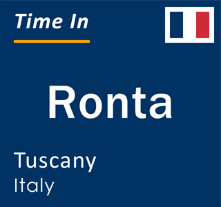 Current local time in Ronta, Tuscany, Italy