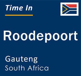 Current local time in Roodepoort, Gauteng, South Africa