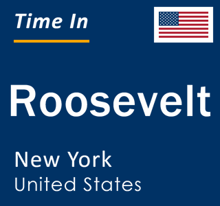 Current local time in Roosevelt, New York, United States
