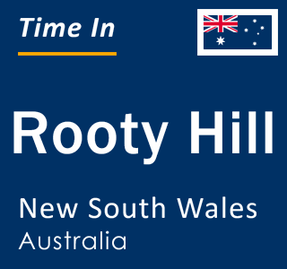 Current local time in Rooty Hill, New South Wales, Australia