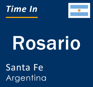 Current local time in Rosario, Santa Fe, Argentina