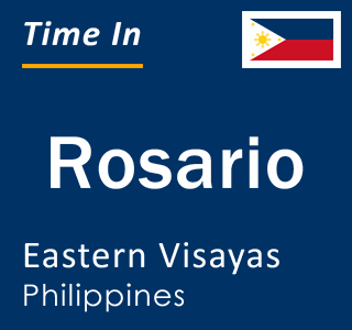 Current local time in Rosario, Eastern Visayas, Philippines