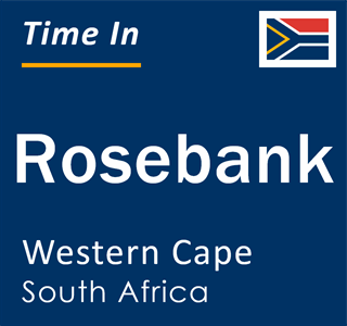 Current local time in Rosebank, Western Cape, South Africa