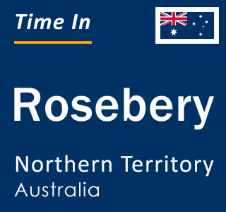 Current time in Rosebery, Northern Territory, Australia