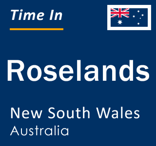 Current local time in Roselands, New South Wales, Australia