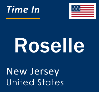 Current local time in Roselle, New Jersey, United States