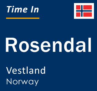 Current local time in Rosendal, Vestland, Norway