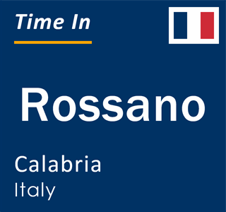 Current local time in Rossano, Calabria, Italy