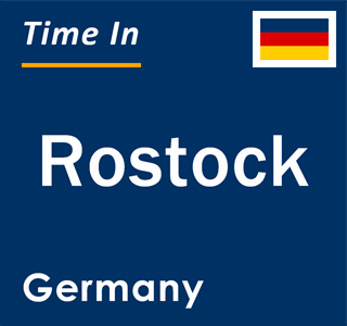 Current local time in Rostock, Germany