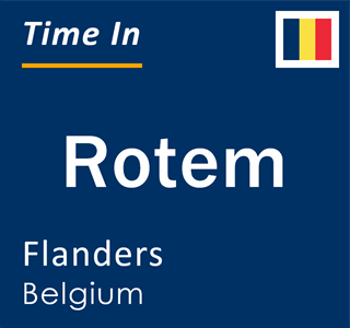 Current local time in Rotem, Flanders, Belgium