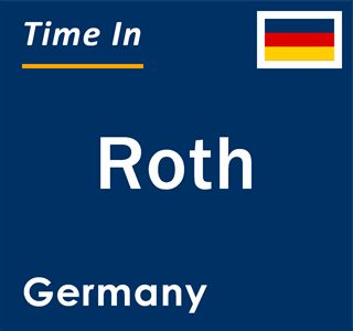 Current local time in Roth, Germany