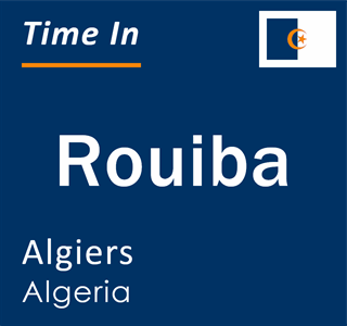 Current local time in Rouiba, Algiers, Algeria
