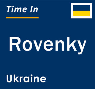 Current local time in Rovenky, Ukraine