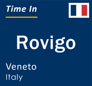 Current local time in Rovigo, Veneto, Italy