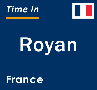 Current local time in Royan, France