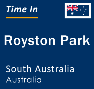 Current local time in Royston Park, South Australia, Australia