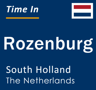 Current local time in Rozenburg, South Holland, The Netherlands
