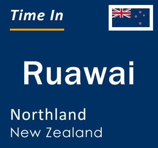 Current local time in Ruawai, Northland, New Zealand