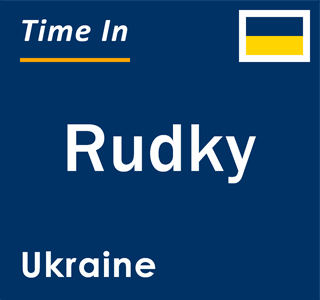 Current local time in Rudky, Ukraine