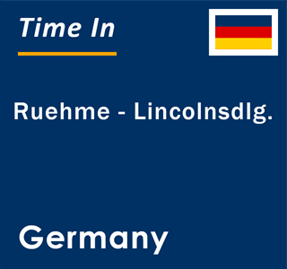 Current local time in Ruehme - Lincolnsdlg., Germany