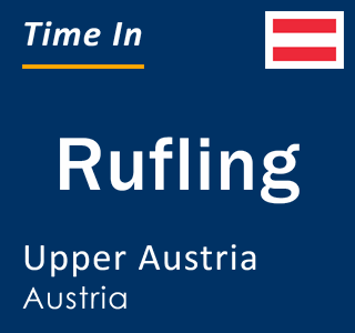 Current local time in Rufling, Upper Austria, Austria