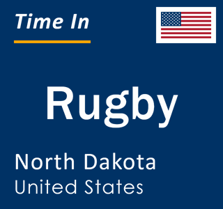 Current local time in Rugby, North Dakota, United States