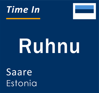 Current local time in Ruhnu, Saare, Estonia