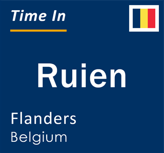 Current local time in Ruien, Flanders, Belgium