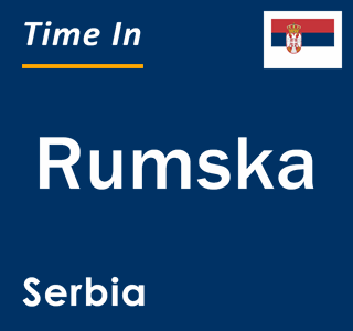 Current local time in Rumska, Serbia