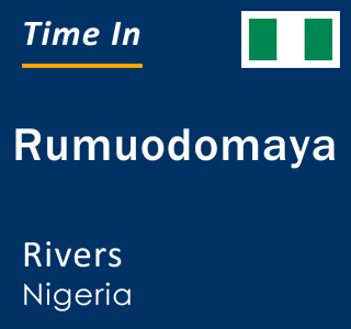 Current local time in Rumuodomaya, Rivers, Nigeria