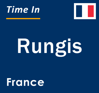 Current local time in Rungis, France