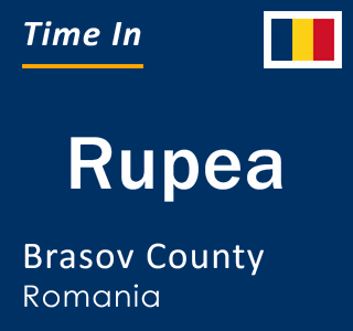 Current local time in Rupea, Brasov County, Romania